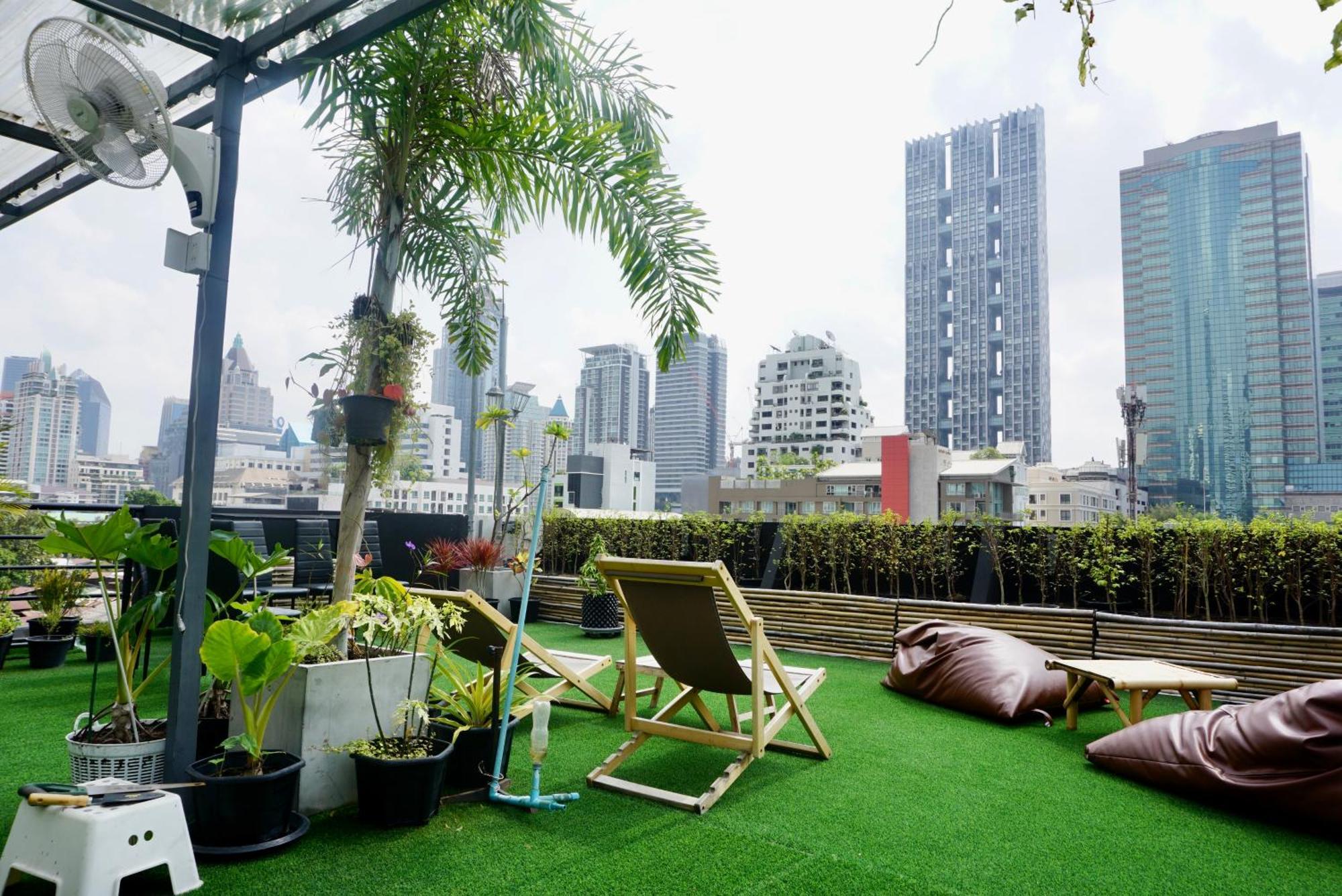 Silom Soi 3 Hash Apartment Hip And Funky With Rooftop View Banguecoque Exterior foto
