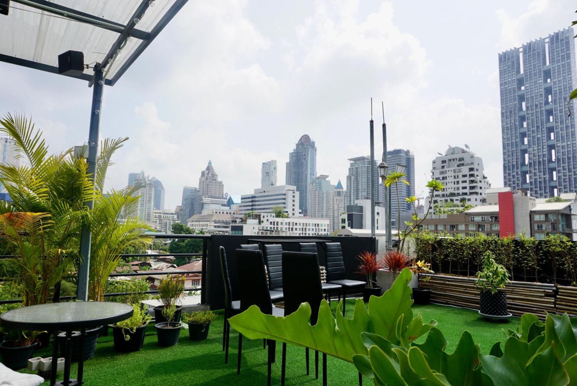 Silom Soi 3 Hash Apartment Hip And Funky With Rooftop View Banguecoque Exterior foto