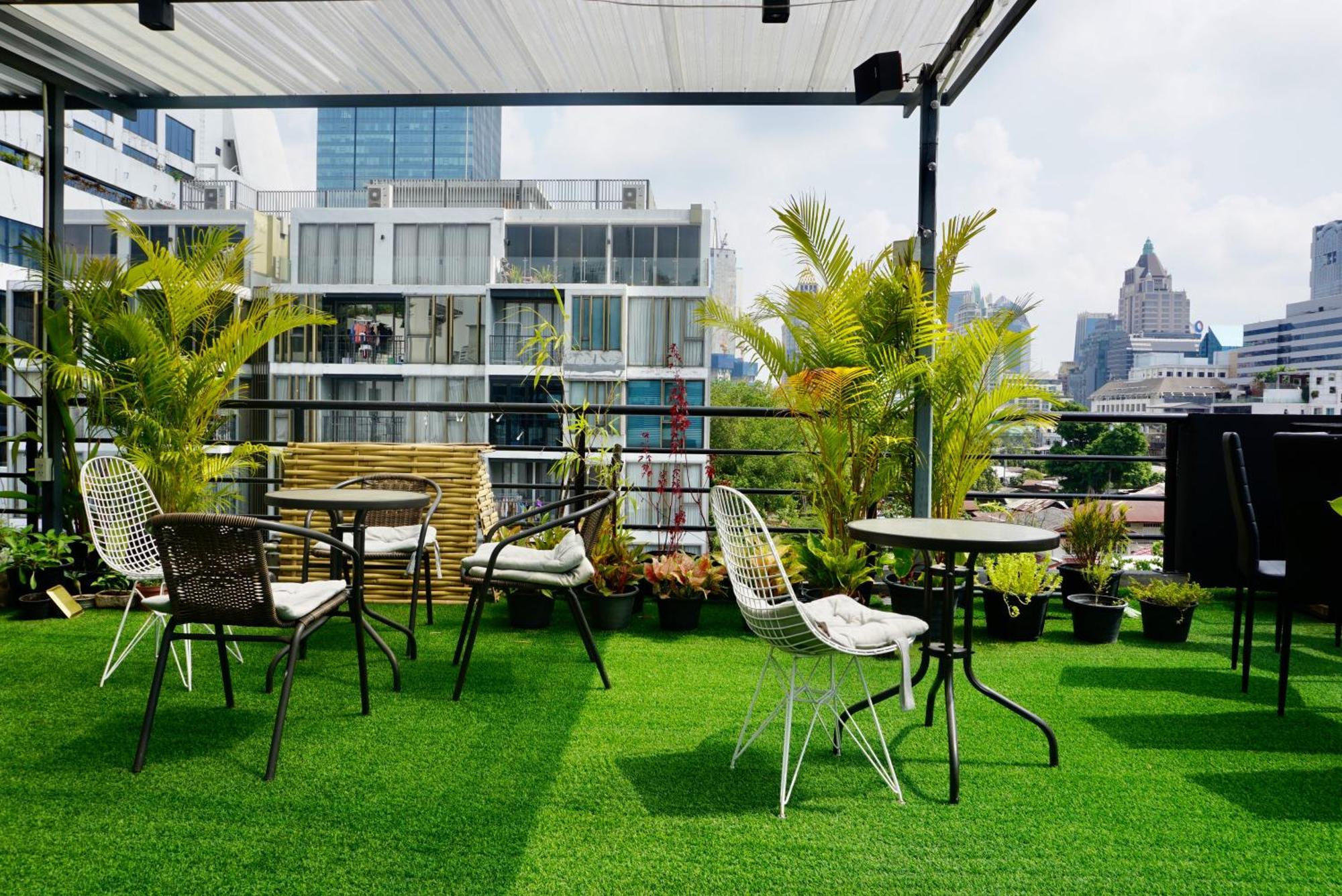 Silom Soi 3 Hash Apartment Hip And Funky With Rooftop View Banguecoque Exterior foto